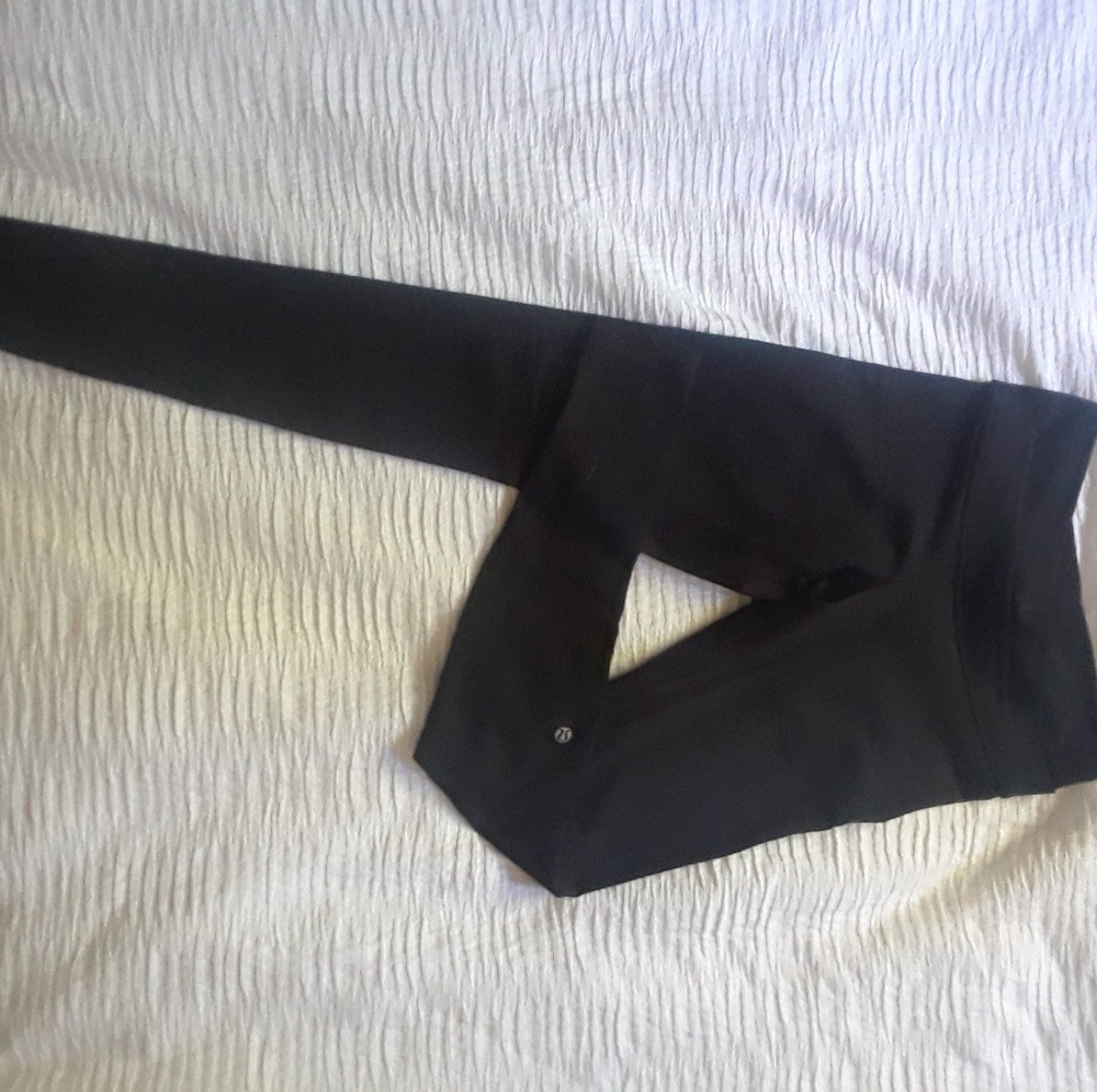 LULULEMON Black Low-Rise, Full-Length Leggings